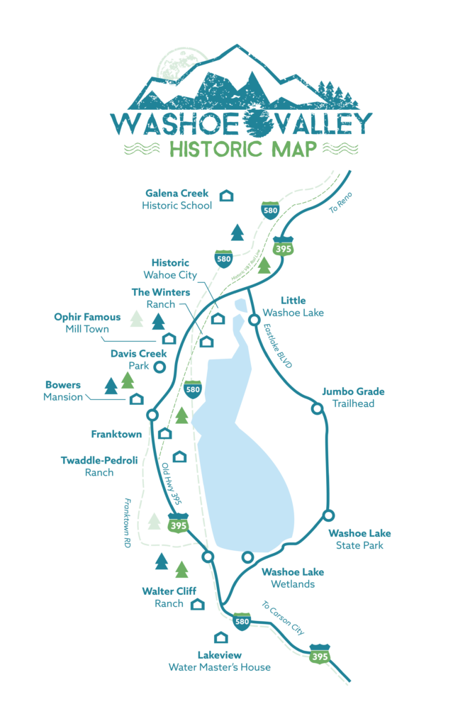 Washoe Valley Historical Map